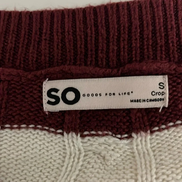 Sweater vest small oversized knit pull over sweater layering preppy equestrian - Picture 6 of 9